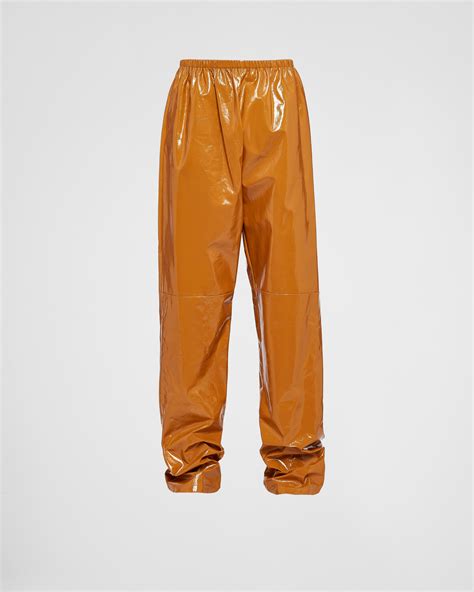 women prada shorts|prada leather pants.